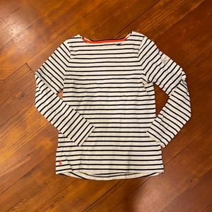 Joules navy stripe shirt